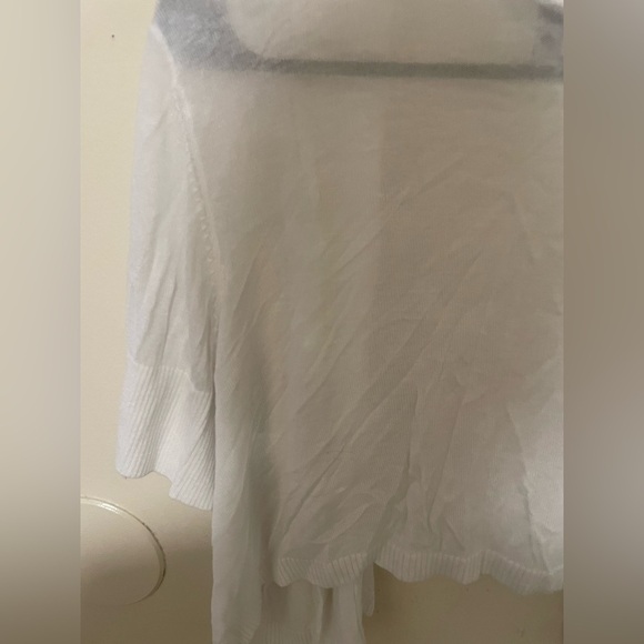 ✨Lane Bryant White Sweater Shaw Size 18/20 - Picture 6 of 7